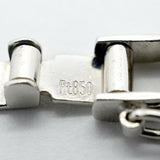 【6khf0001】喜平 ネックレス Pt850 プラチナ トリプル 12面 40.6cm 24.6g キヘイ【中古】メンズ レディース ユニセックス