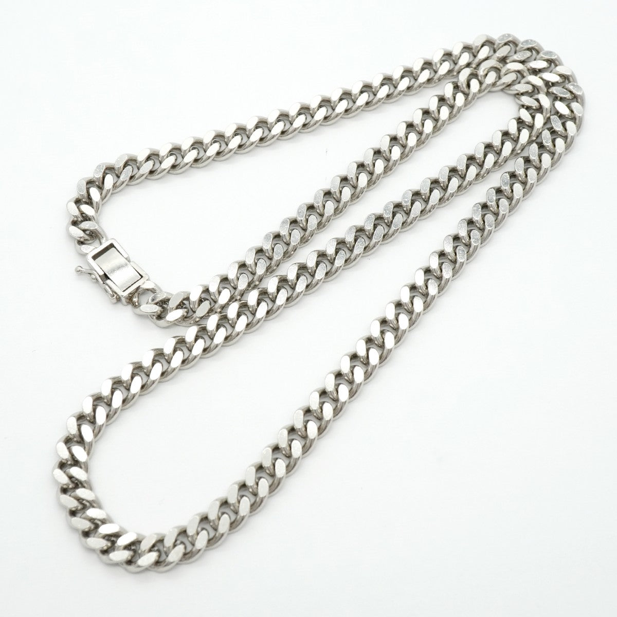 【6khf0004】喜平 ネックレス Pt850 プラチナ 2面 シングル 50.6cm 100.4g キヘイ【中古】メンズ レディース ユニセックス