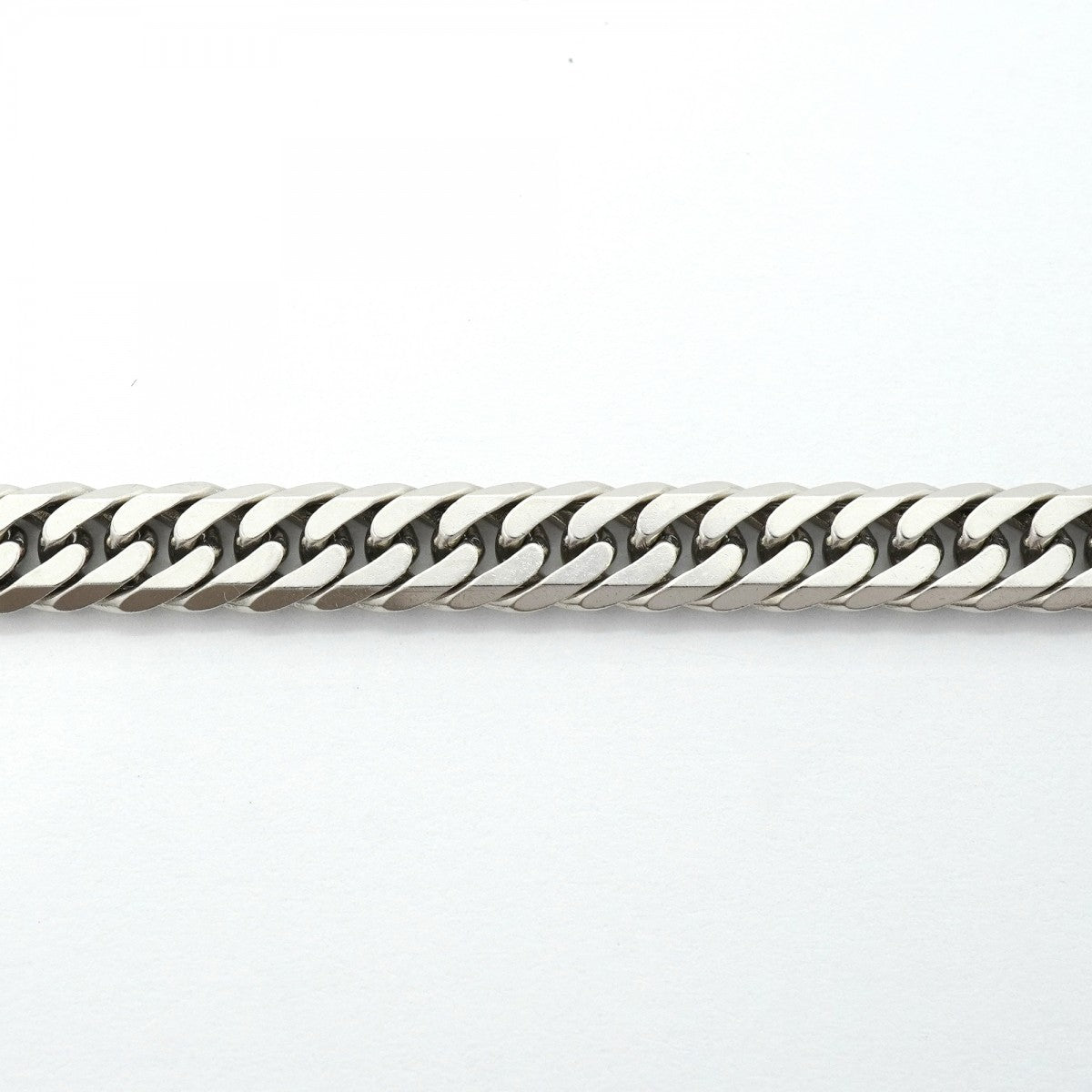 【6khf0009】喜平 ネックレス Pt850 プラチナ 6面 ダブル 50.7cm 50.6g キヘイ【中古】メンズ レディース ユニセックス