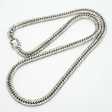 【6khf0010】喜平 ネックレス Pt850 プラチナ 8面 トリプル 60.8cm 100.5g キヘイ【中古】メンズ レディース ユニセックス