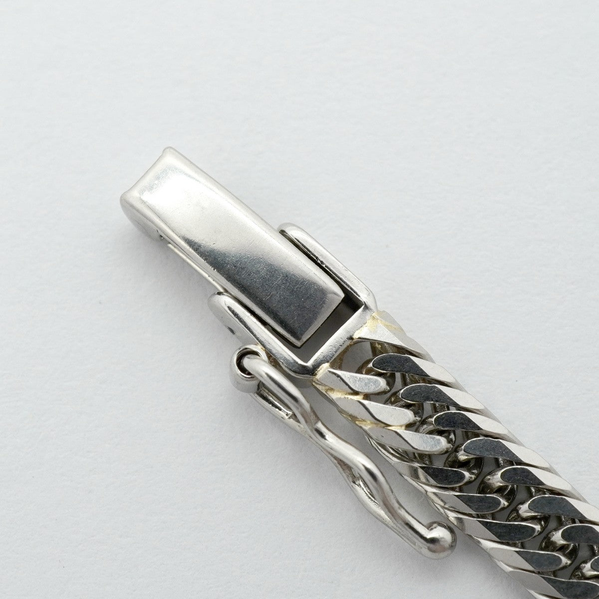 【6khf0011】喜平 ネックレス Pt850 プラチナ 8面 トリプル 50.4cm 30.3g キヘイ【中古】メンズ レディース ユニセックス