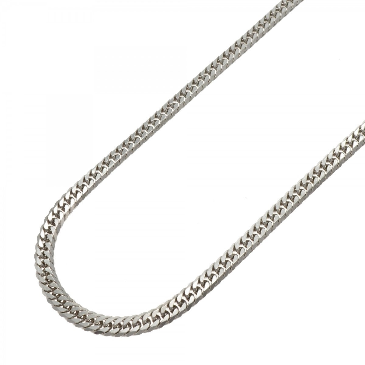 【6khf0016】喜平 ネックレス Pt850 プラチナ 6面 ダブル 60.9cm 50.8g キヘイ【中古】メンズ レディース ユニセックス
