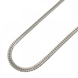 【6khf0016】喜平 ネックレス Pt850 プラチナ 6面 ダブル 60.9cm 50.8g キヘイ【中古】メンズ レディース ユニセックス