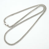 【6khf0016】喜平 ネックレス Pt850 プラチナ 6面 ダブル 60.9cm 50.8g キヘイ【中古】メンズ レディース ユニセックス