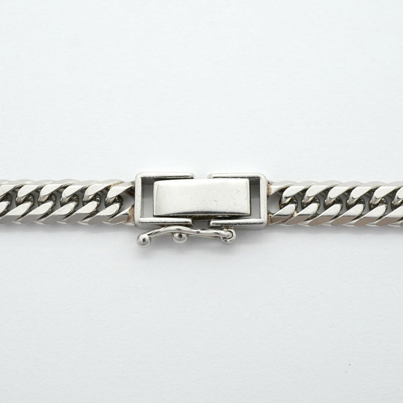 【6khf0016】喜平 ネックレス Pt850 プラチナ 6面 ダブル 60.9cm 50.8g キヘイ【中古】メンズ レディース ユニセックス