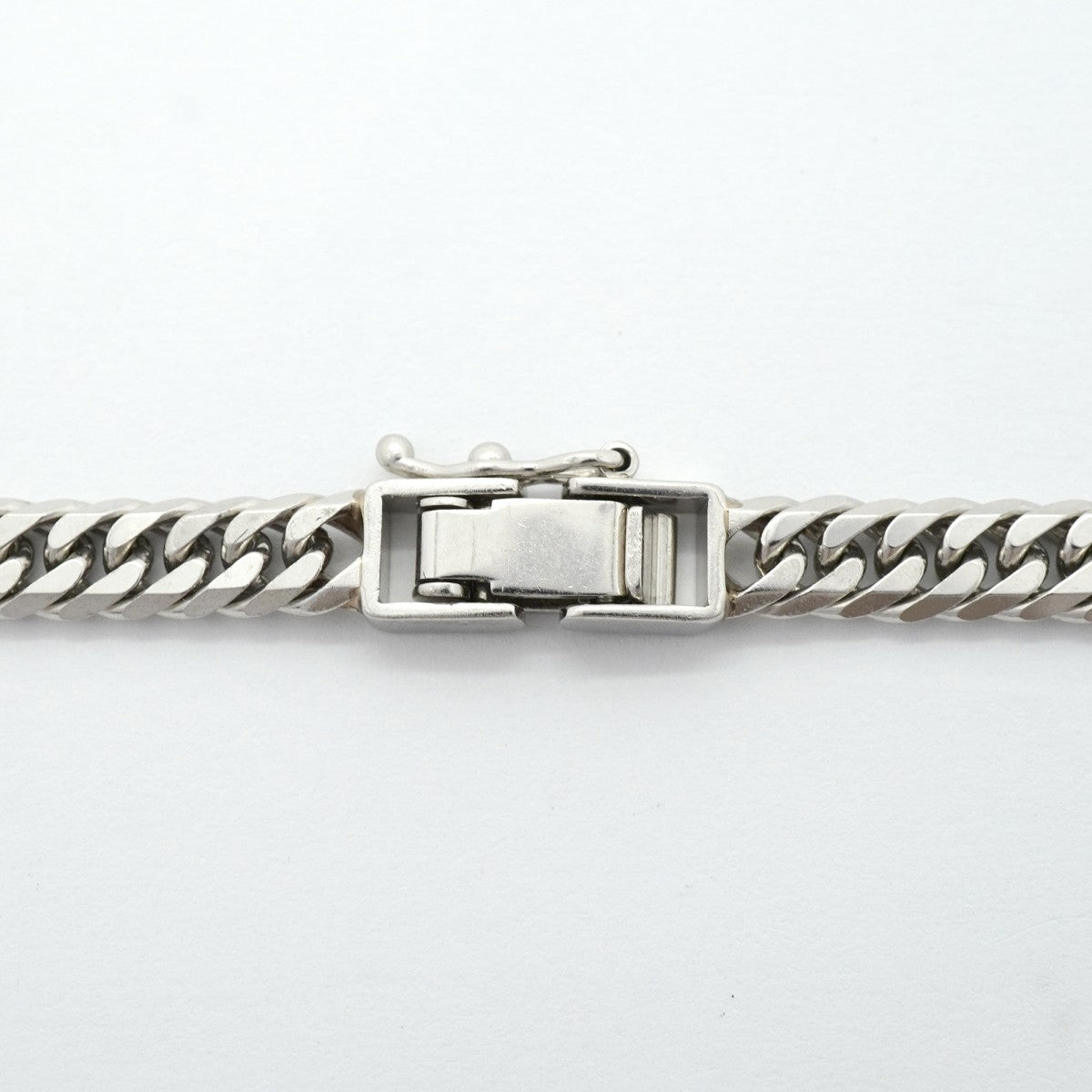 【6khf0016】喜平 ネックレス Pt850 プラチナ 6面 ダブル 60.9cm 50.8g キヘイ【中古】メンズ レディース ユニセックス