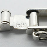 【6khf0016】喜平 ネックレス Pt850 プラチナ 6面 ダブル 60.9cm 50.8g キヘイ【中古】メンズ レディース ユニセックス