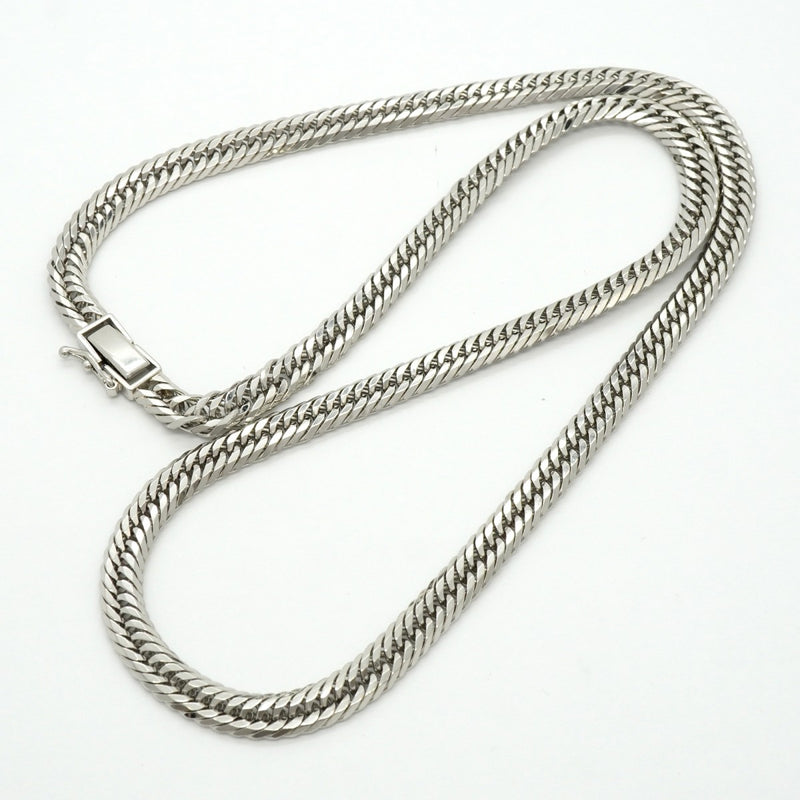 【6khf0017】喜平 ネックレス Pt850 プラチナ トリプル 12面 51.1cm 50.4g キヘイ【中古】メンズ レディース ユニセックス