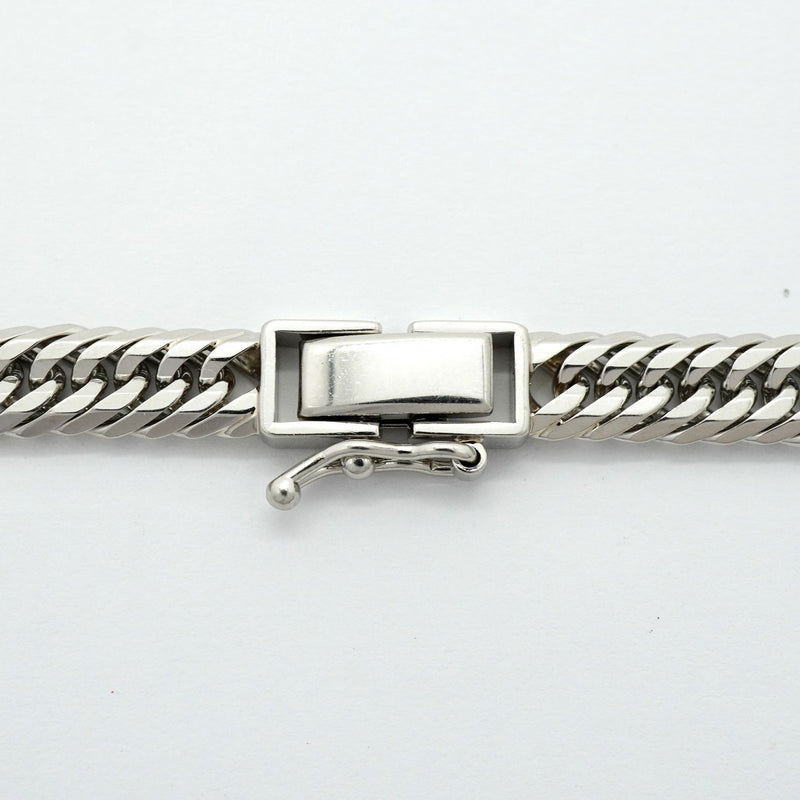 【6khf0017】喜平 ネックレス Pt850 プラチナ トリプル 12面 51.1cm 50.4g キヘイ【中古】メンズ レディース ユニセックス