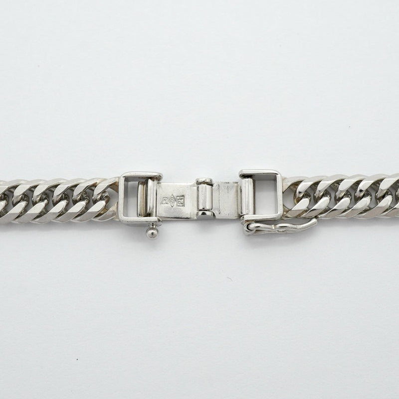 【6khf0019】喜平 ネックレス Pt850 プラチナ 6面 ダブル 50.5cm 51g キヘイ【中古】メンズ レディース ユニセックス