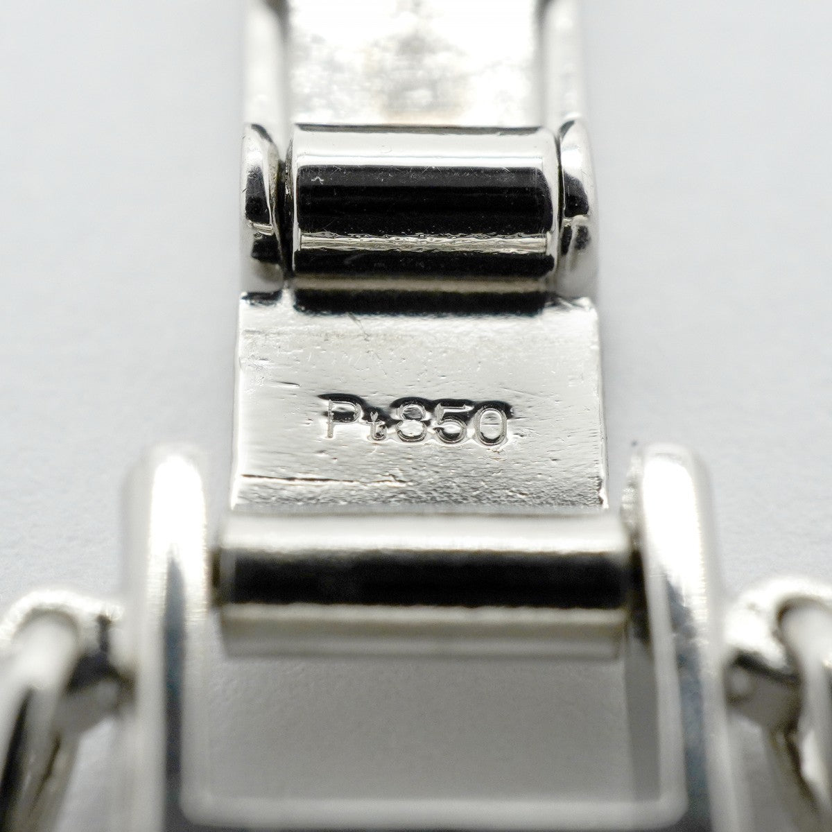 【6khf0020】喜平 ブレスレット Pt850 プラチナ 6面 ダブル 20.4cm 50.5g キヘイ【中古】メンズ レディース ユニセックス