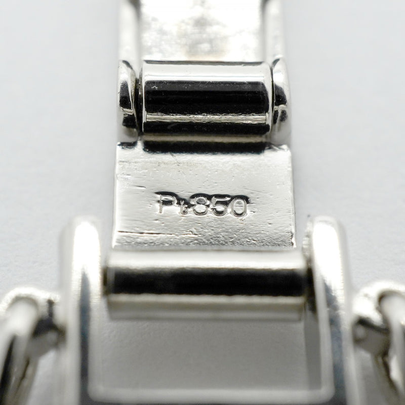 【6khf0020】喜平 ブレスレット Pt850 プラチナ 6面 ダブル 20.4cm 50.5g キヘイ【中古】メンズ レディース ユニセックス