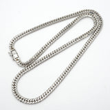 【6khf0022】喜平 ネックレス Pt850 プラチナ 6面 ダブル 50.3cm 50.4g キヘイ【中古】メンズ レディース ユニセックス