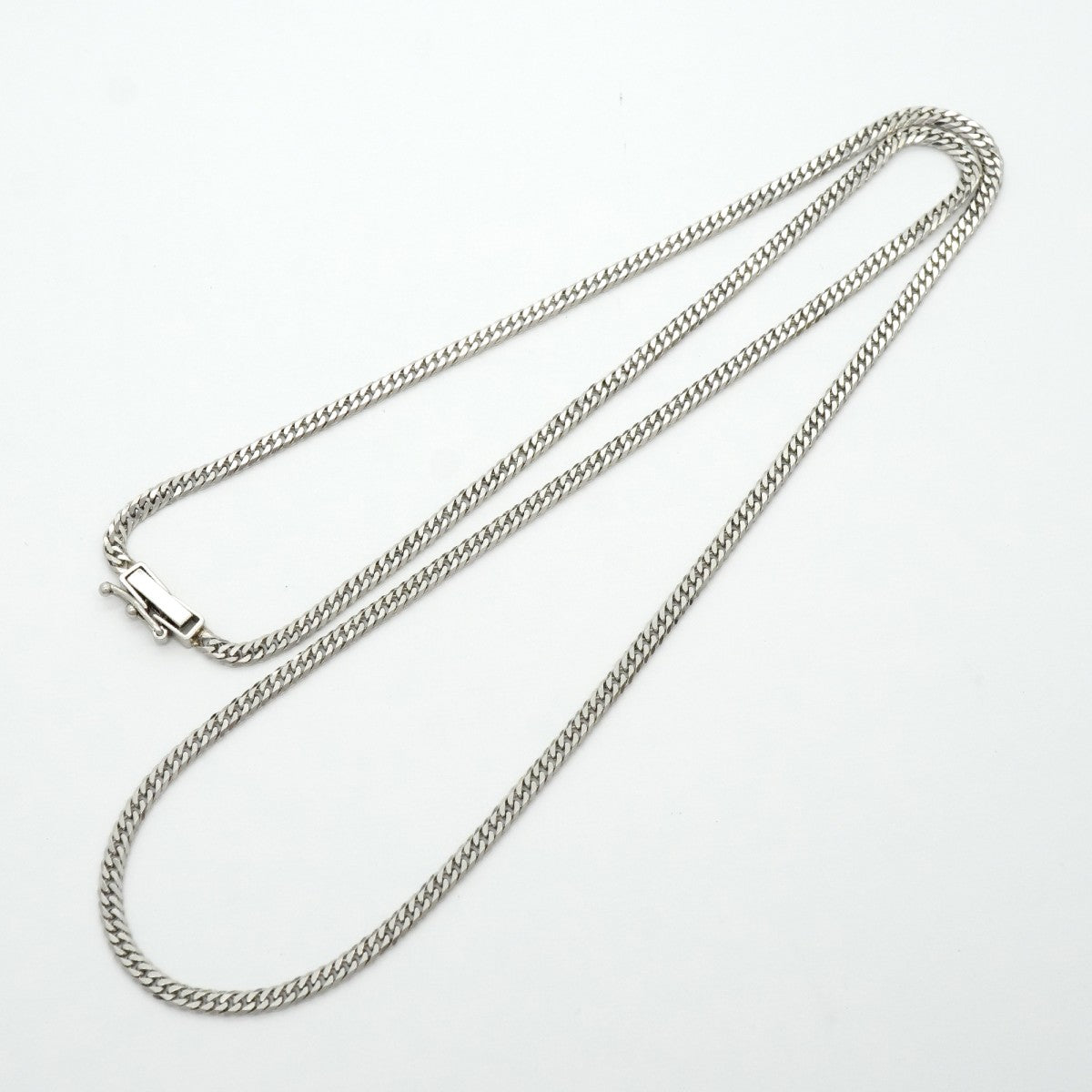 【6khf0025】喜平 ネックレス Pt850 プラチナ 6面 ダブル 50.5cm 11.2g キヘイ【中古】メンズ レディース ユニセックス