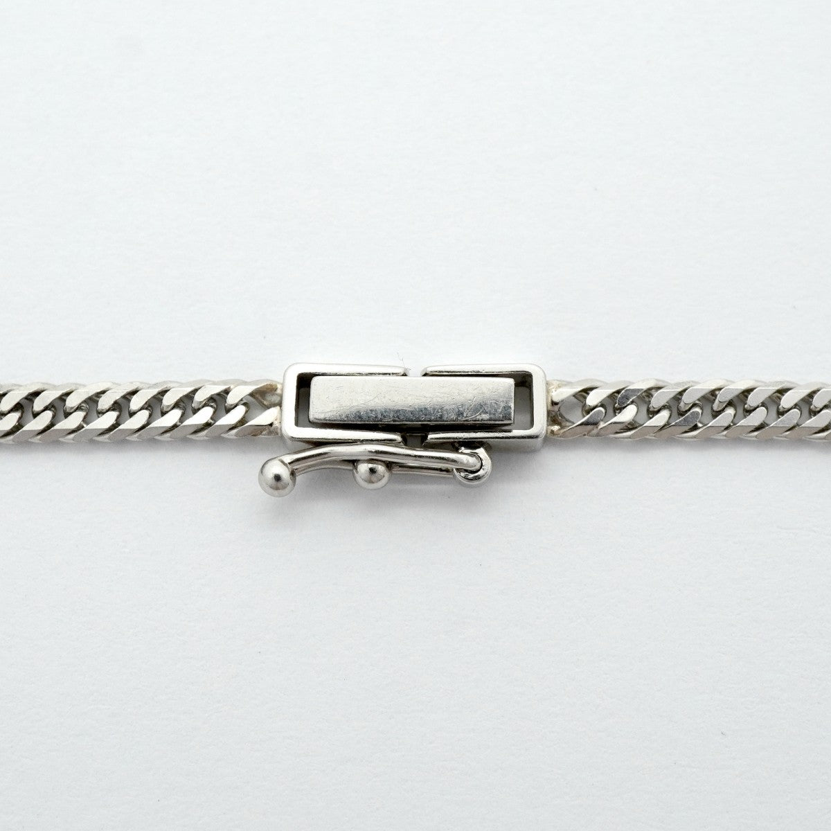 【6khf0025】喜平 ネックレス Pt850 プラチナ 6面 ダブル 50.5cm 11.2g キヘイ【中古】メンズ レディース ユニセックス