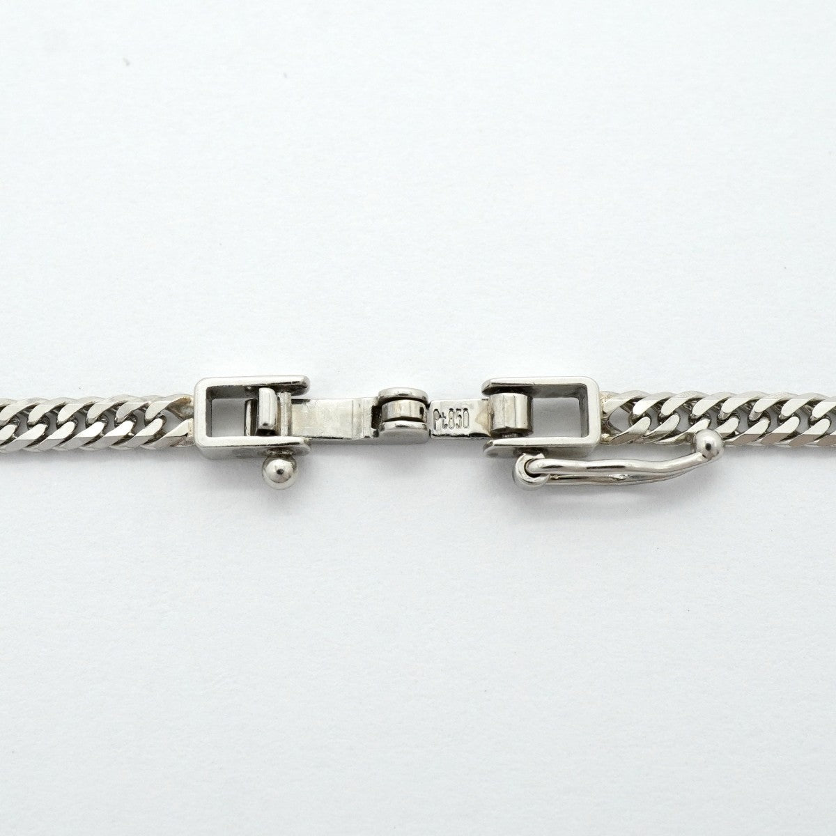 【6khf0025】喜平 ネックレス Pt850 プラチナ 6面 ダブル 50.5cm 11.2g キヘイ【中古】メンズ レディース ユニセックス