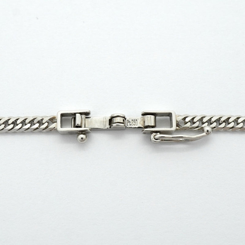 【6khf0025】喜平 ネックレス Pt850 プラチナ 6面 ダブル 50.5cm 11.2g キヘイ【中古】メンズ レディース ユニセックス