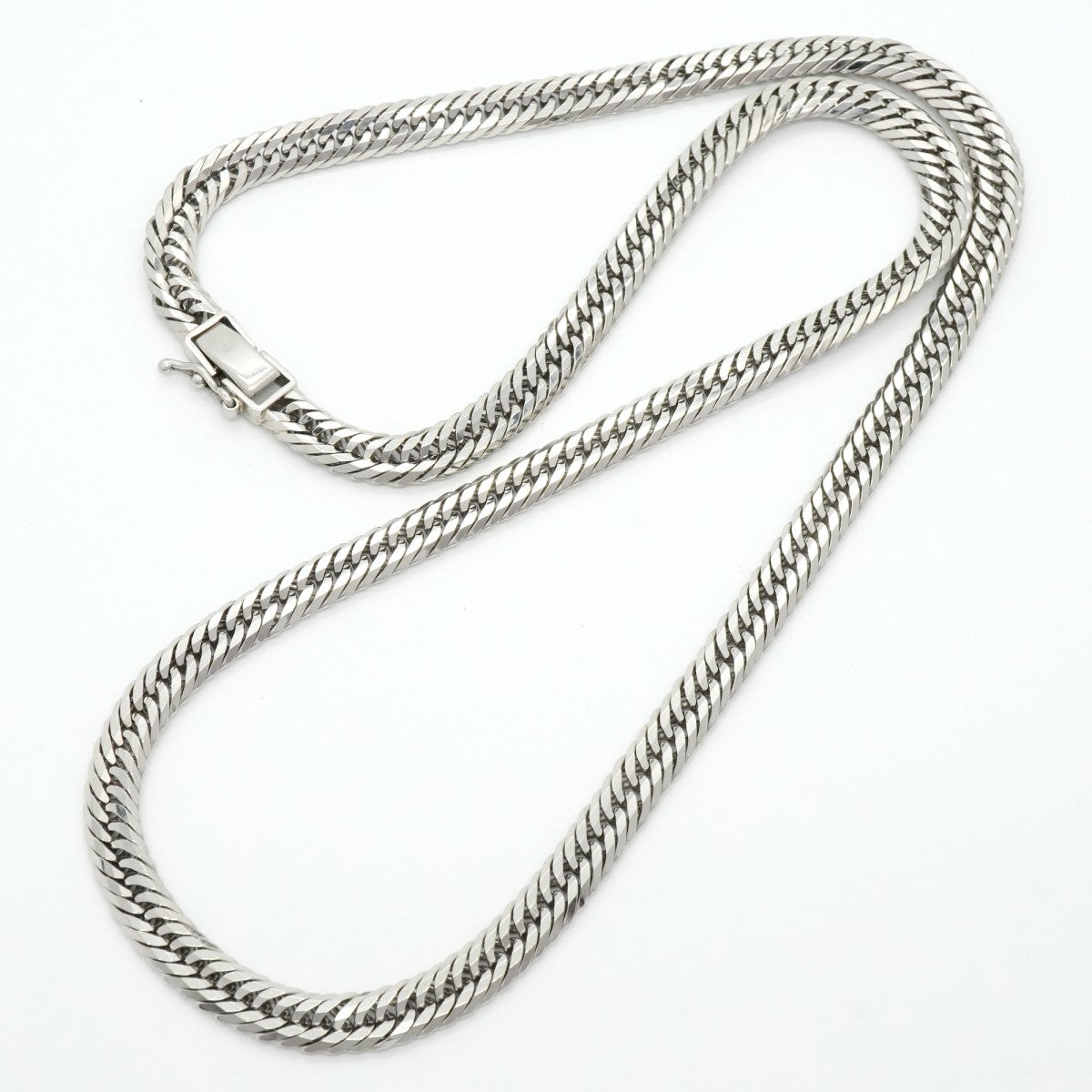 【6khf0026】喜平 ネックレス Pt850 プラチナ トリプル 12面 51cm 50.8g キヘイ【中古】メンズ レディース ユニセックス