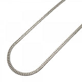 【6khf0027】喜平 ネックレス Pt850 プラチナ 6面 ダブル 55.8cm 22g キヘイ【中古】メンズ レディース ユニセックス