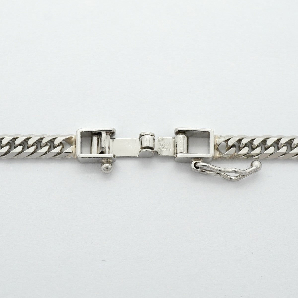 【6khf0027】喜平 ネックレス Pt850 プラチナ 6面 ダブル 55.8cm 22g キヘイ【中古】メンズ レディース ユニセックス