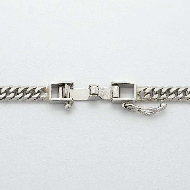 【6khf0027】喜平 ネックレス Pt850 プラチナ 6面 ダブル 55.8cm 22g キヘイ【中古】メンズ レディース ユニセックス