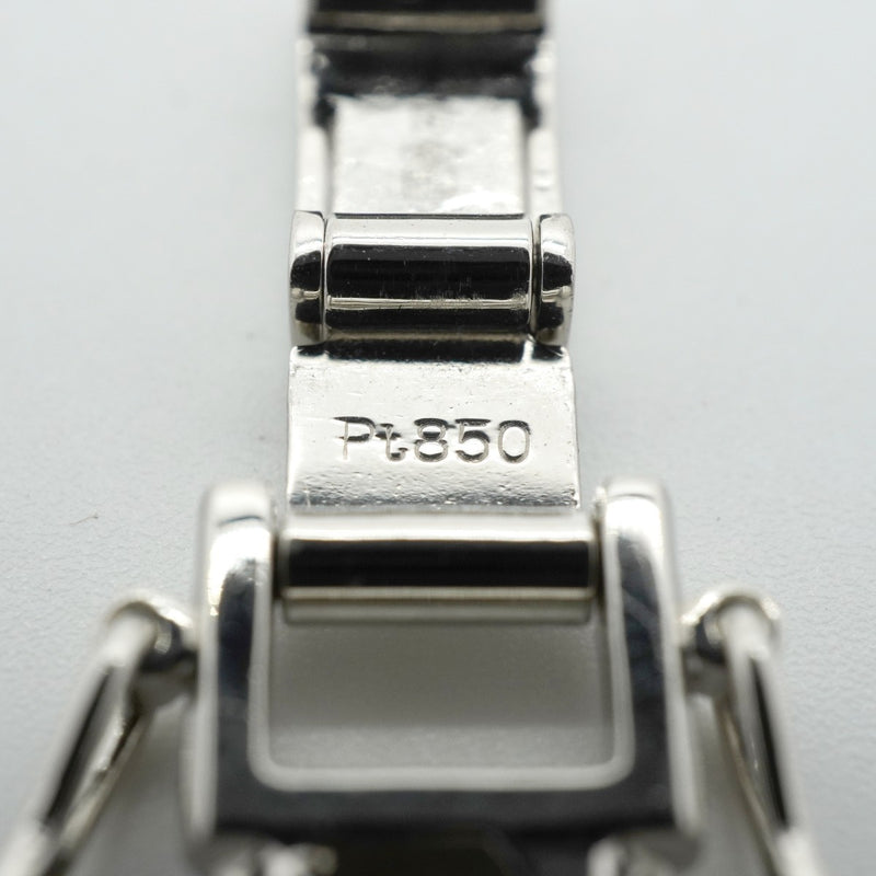 【6khf0028】喜平 ブレスレット Pt850 プラチナ 6面 ダブル 20.7cm 50.7g キヘイ【中古】メンズ レディース ユニセックス