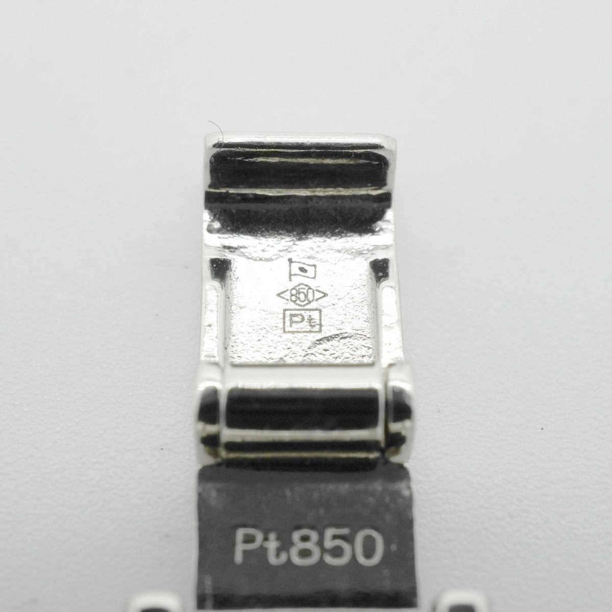 【6khf0028】喜平 ブレスレット Pt850 プラチナ 6面 ダブル 20.7cm 50.7g キヘイ【中古】メンズ レディース ユニセックス