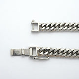 【6khf0029】喜平 ブレスレット Pt850 プラチナ 6面 ダブル 18.6cm 27.2g キヘイ【中古】メンズ レディース ユニセックス