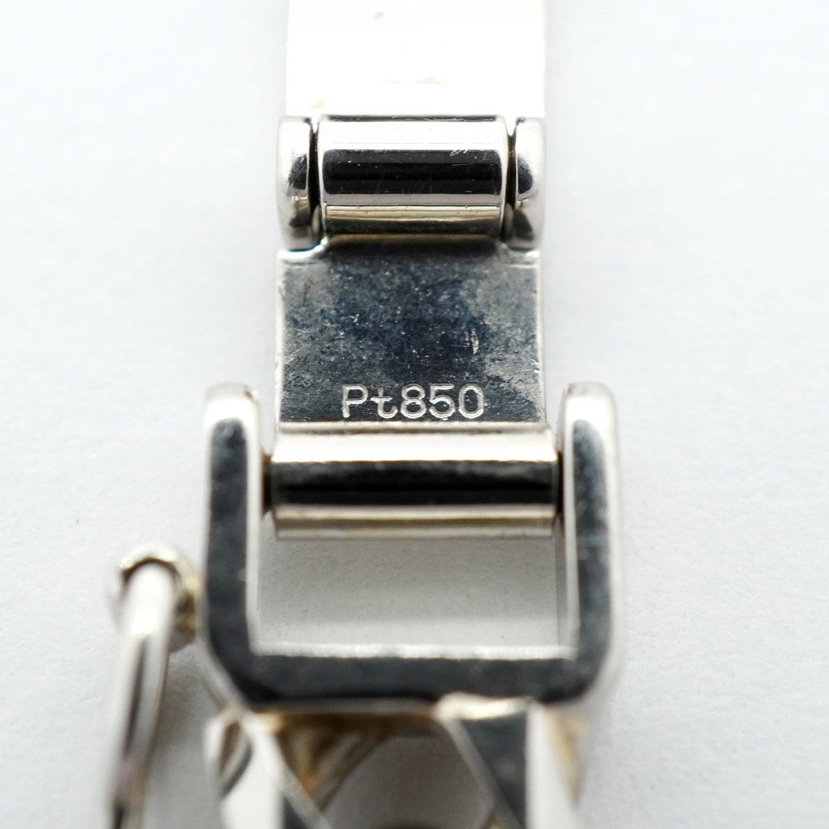 【6khf0029】喜平 ブレスレット Pt850 プラチナ 6面 ダブル 18.6cm 27.2g キヘイ【中古】メンズ レディース ユニセックス