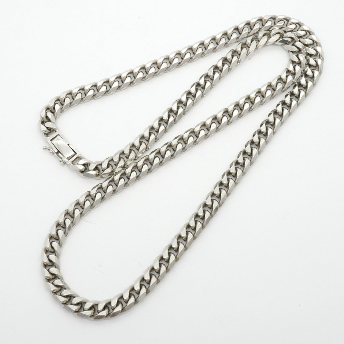 【6khf0030】喜平 ネックレス Pt850 プラチナ 8面 シングル 50.7cm 100.9g キヘイ【中古】メンズ レディース ユニセックス
