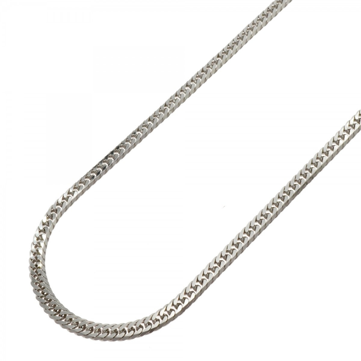 【6khf0031】喜平 ネックレス Pt850 プラチナ 6面 ダブル 50.4cm 30.3g キヘイ【中古】メンズ レディース ユニセックス