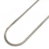【6khf0031】喜平 ネックレス Pt850 プラチナ 6面 ダブル 50.4cm 30.3g キヘイ【中古】メンズ レディース ユニセックス