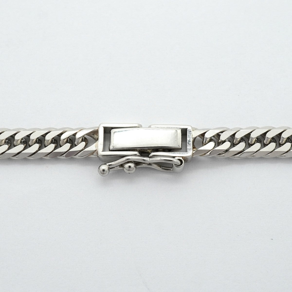 【6khf0031】喜平 ネックレス Pt850 プラチナ 6面 ダブル 50.4cm 30.3g キヘイ【中古】メンズ レディース ユニセックス