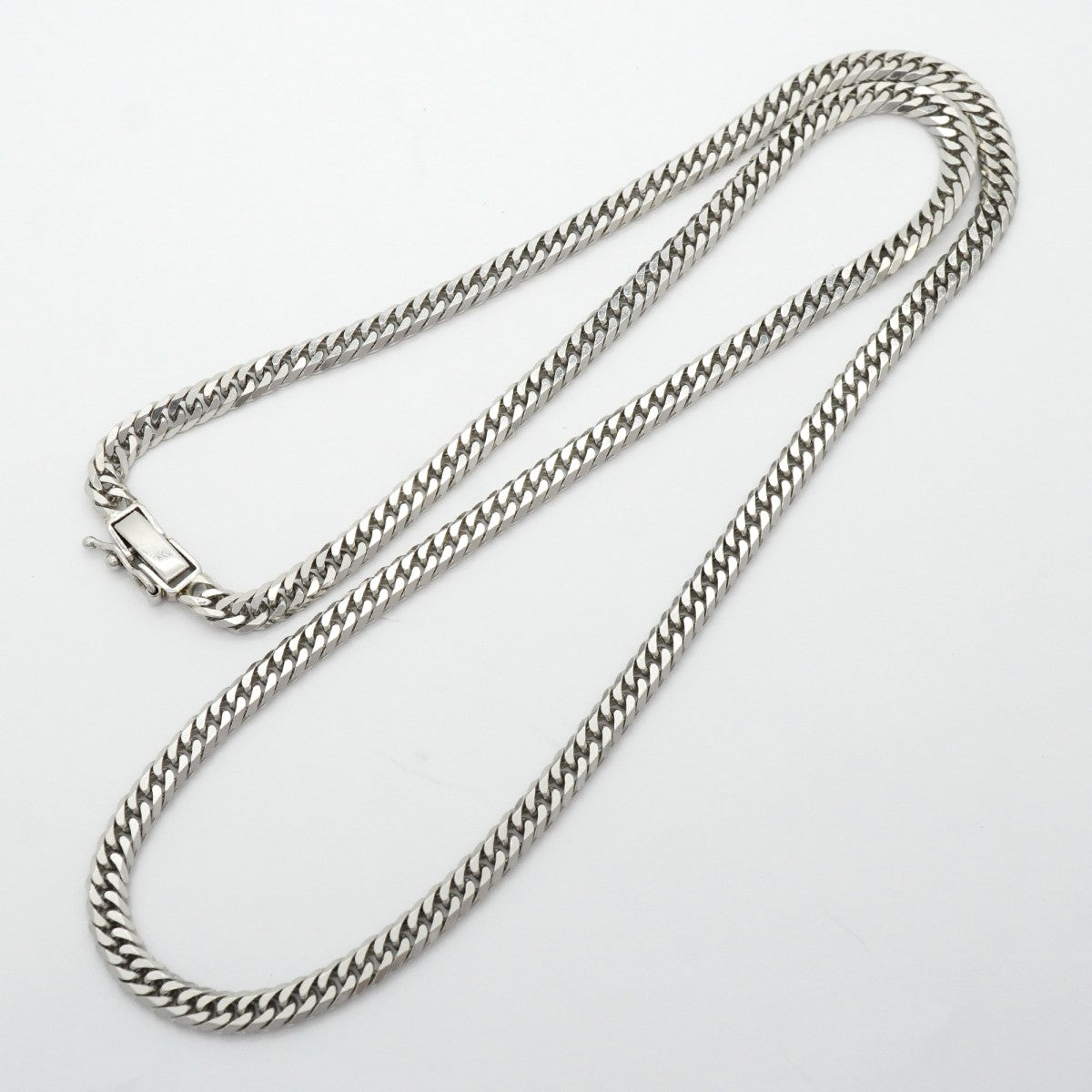 【6khf0033】喜平 ネックレス Pt850 プラチナ 6面 ダブル 51.1cm 30g キヘイ【中古】メンズ レディース ユニセックス