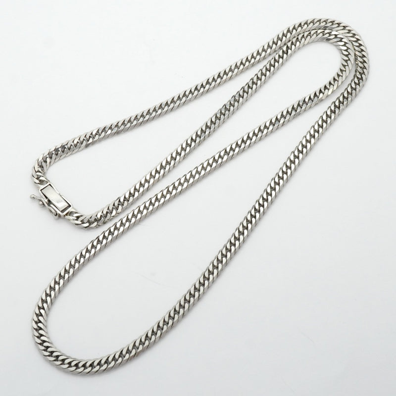 【6khf0033】喜平 ネックレス Pt850 プラチナ 6面 ダブル 51.1cm 30g キヘイ【中古】メンズ レディース ユニセックス