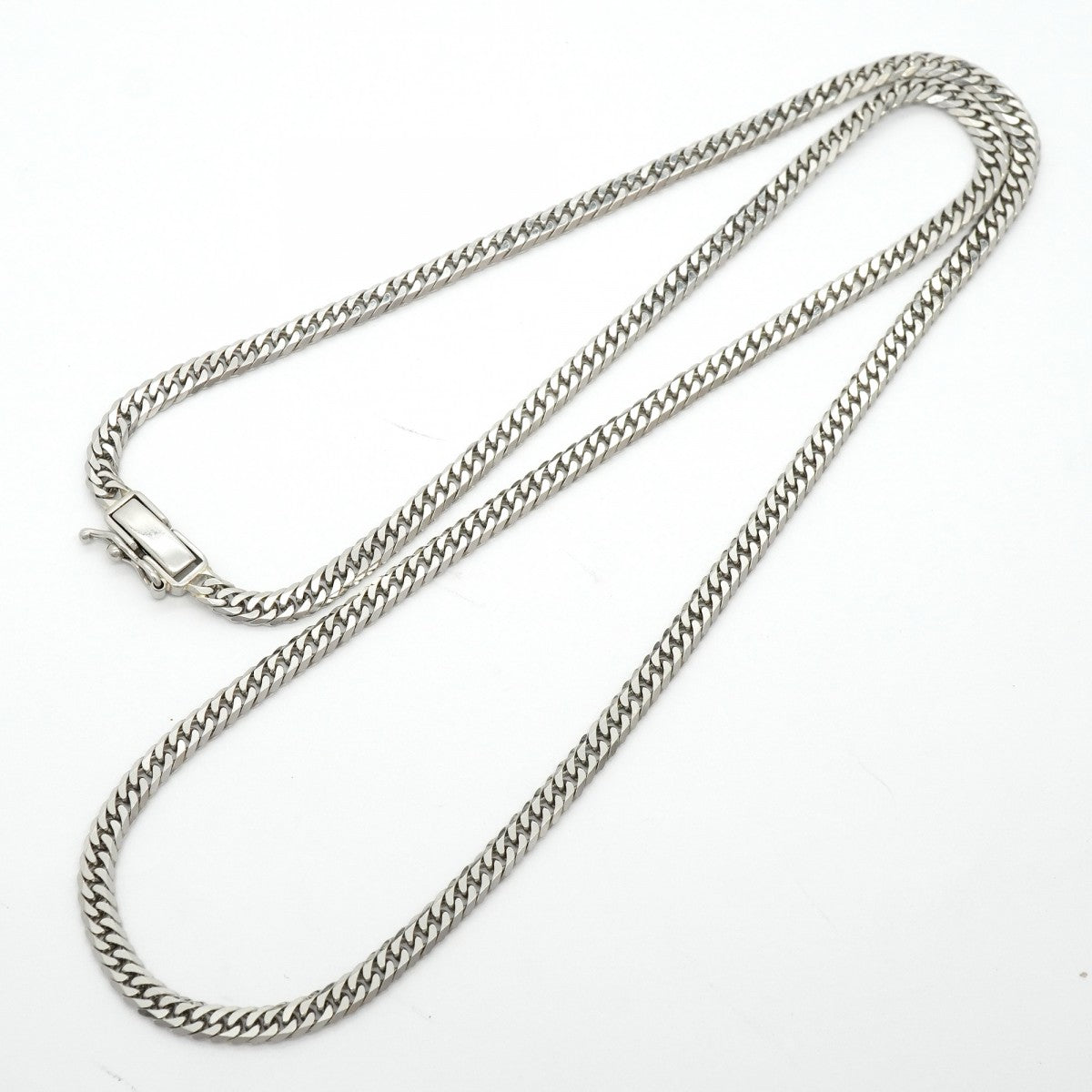 【6khf0034】喜平 ネックレス Pt850 プラチナ 6面 ダブル 50.8cm 20.1g キヘイ【中古】メンズ レディース ユニセックス