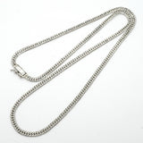 【6khf0034】喜平 ネックレス Pt850 プラチナ 6面 ダブル 50.8cm 20.1g キヘイ【中古】メンズ レディース ユニセックス
