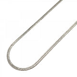 【6khf0036】喜平 ネックレス Pt850 プラチナ 6面 ダブル 50.7cm 20.2g キヘイ【中古】メンズ レディース ユニセックス