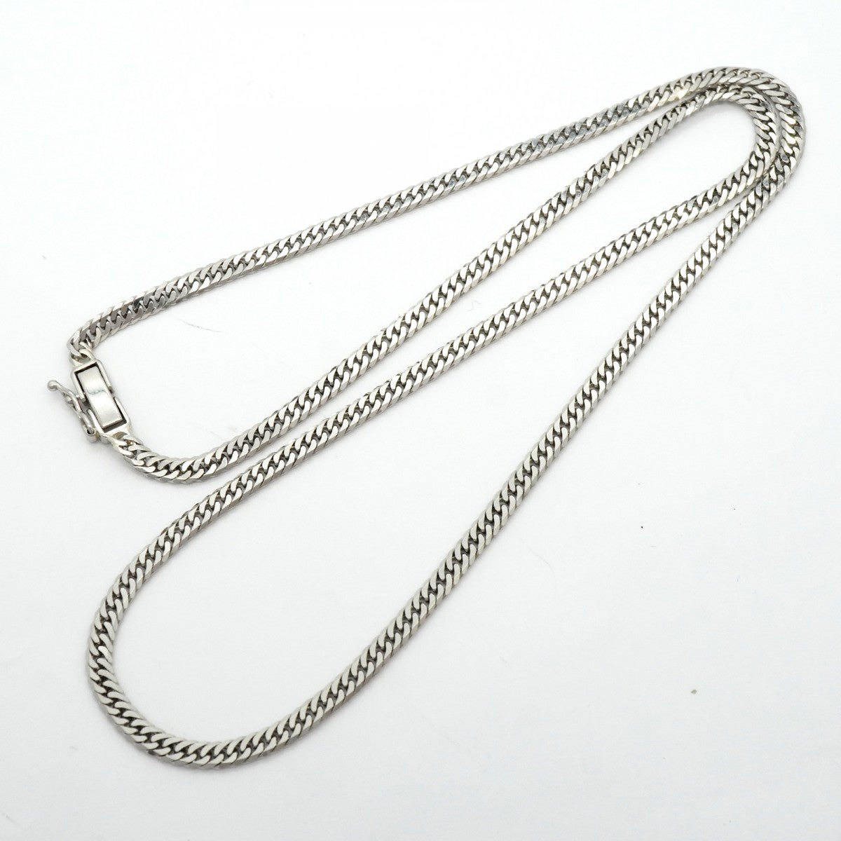 【6khf0036】喜平 ネックレス Pt850 プラチナ 6面 ダブル 50.7cm 20.2g キヘイ【中古】メンズ レディース ユニセックス