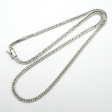 【6khf0036】喜平 ネックレス Pt850 プラチナ 6面 ダブル 50.7cm 20.2g キヘイ【中古】メンズ レディース ユニセックス