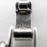 【6khf0036】喜平 ネックレス Pt850 プラチナ 6面 ダブル 50.7cm 20.2g キヘイ【中古】メンズ レディース ユニセックス