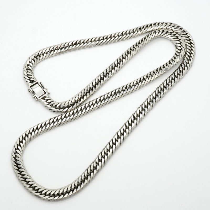 【6khf0037】喜平 ネックレス Pt850 プラチナ 8面 トリプル 60.5cm 99.4g キヘイ【中古】メンズ レディース ユニセックス