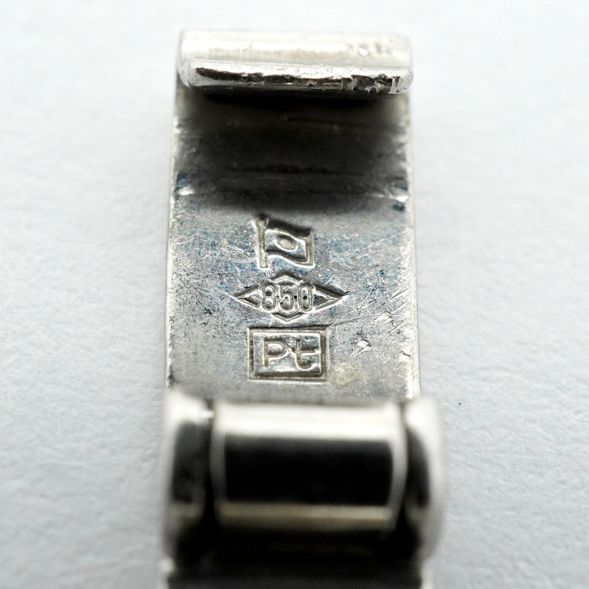 【6khf0039】喜平 ブレスレット Pt850 プラチナ 6面 ダブル 18.7cm 20.2g キヘイ【中古】メンズ レディース ユニセックス