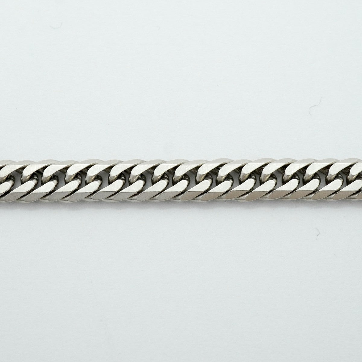 【6khf0039】喜平 ブレスレット Pt850 プラチナ 6面 ダブル 18.7cm 20.2g キヘイ【中古】メンズ レディース ユニセックス