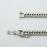 【6khf0039】喜平 ブレスレット Pt850 プラチナ 6面 ダブル 18.7cm 20.2g キヘイ【中古】メンズ レディース ユニセックス