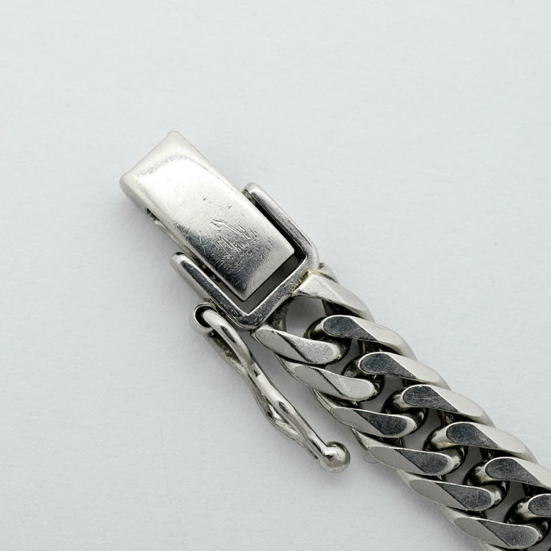 【6khf0039】喜平 ブレスレット Pt850 プラチナ 6面 ダブル 18.7cm 20.2g キヘイ【中古】メンズ レディース ユニセックス