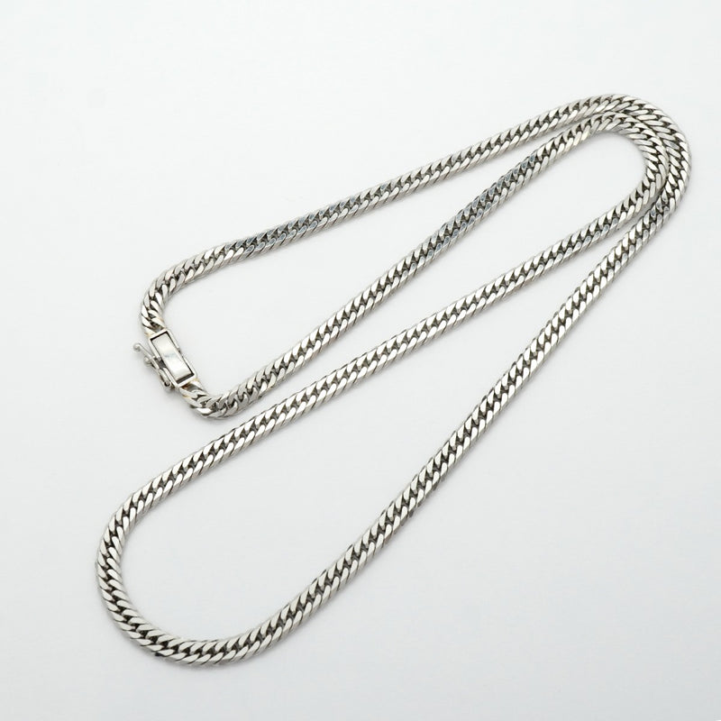 【6khf0040】喜平 ネックレス Pt850 プラチナ 6面 ダブル 50.9cm 30.2g キヘイ【中古】メンズ レディース ユニセックス