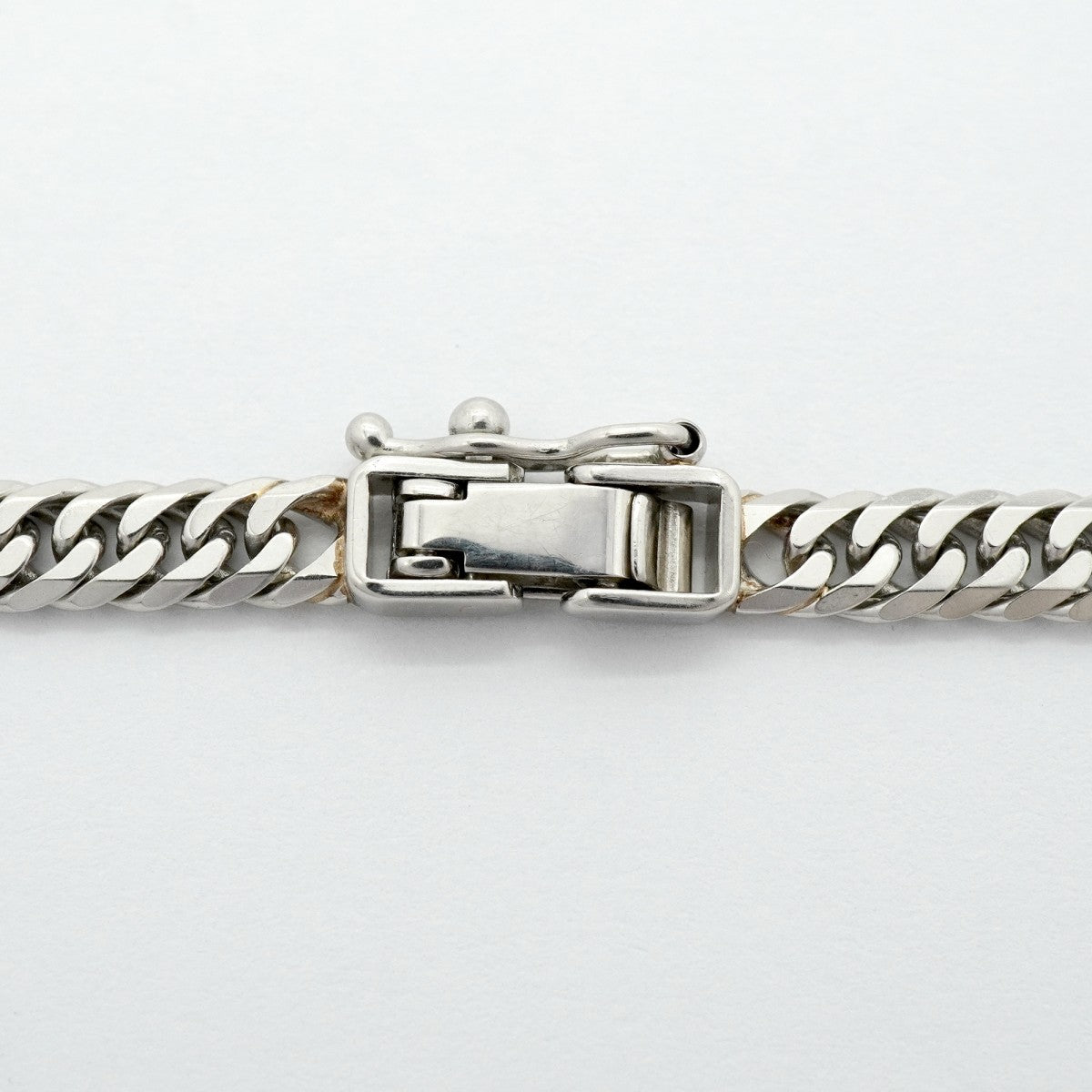 【6khf0040】喜平 ネックレス Pt850 プラチナ 6面 ダブル 50.9cm 30.2g キヘイ【中古】メンズ レディース ユニセックス