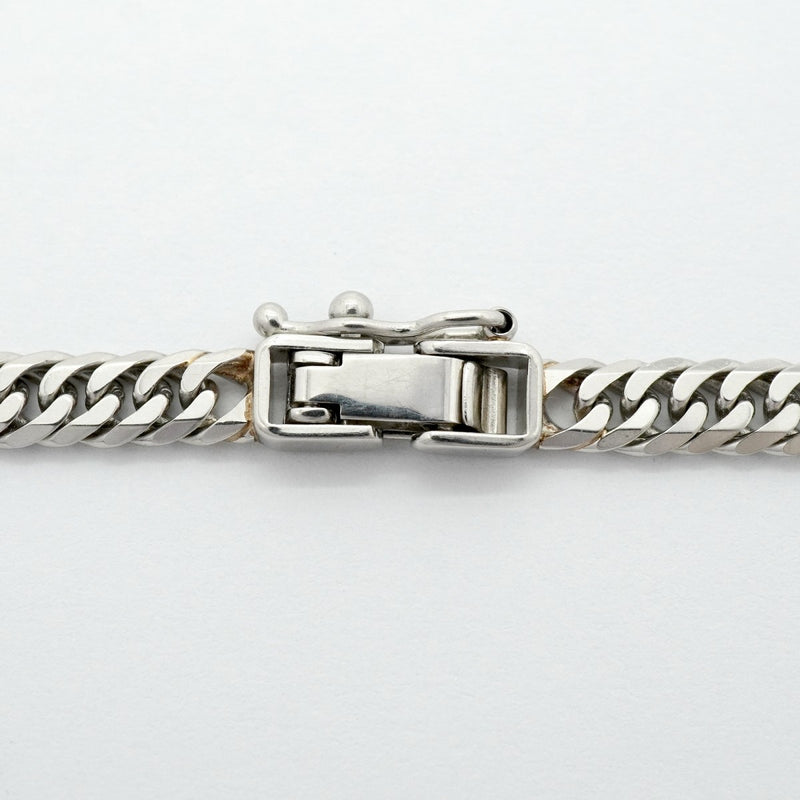 【6khf0040】喜平 ネックレス Pt850 プラチナ 6面 ダブル 50.9cm 30.2g キヘイ【中古】メンズ レディース ユニセックス