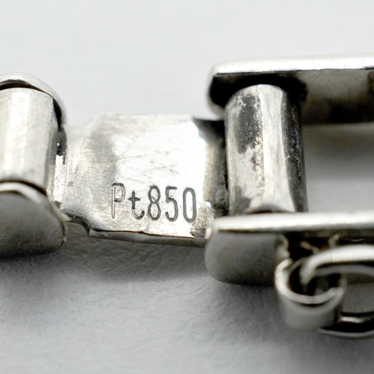 【6khf0041】喜平 ネックレス Pt850 プラチナ 6面 ダブル 55.4cm 28.9g キヘイ【中古】メンズ レディース ユニセックス